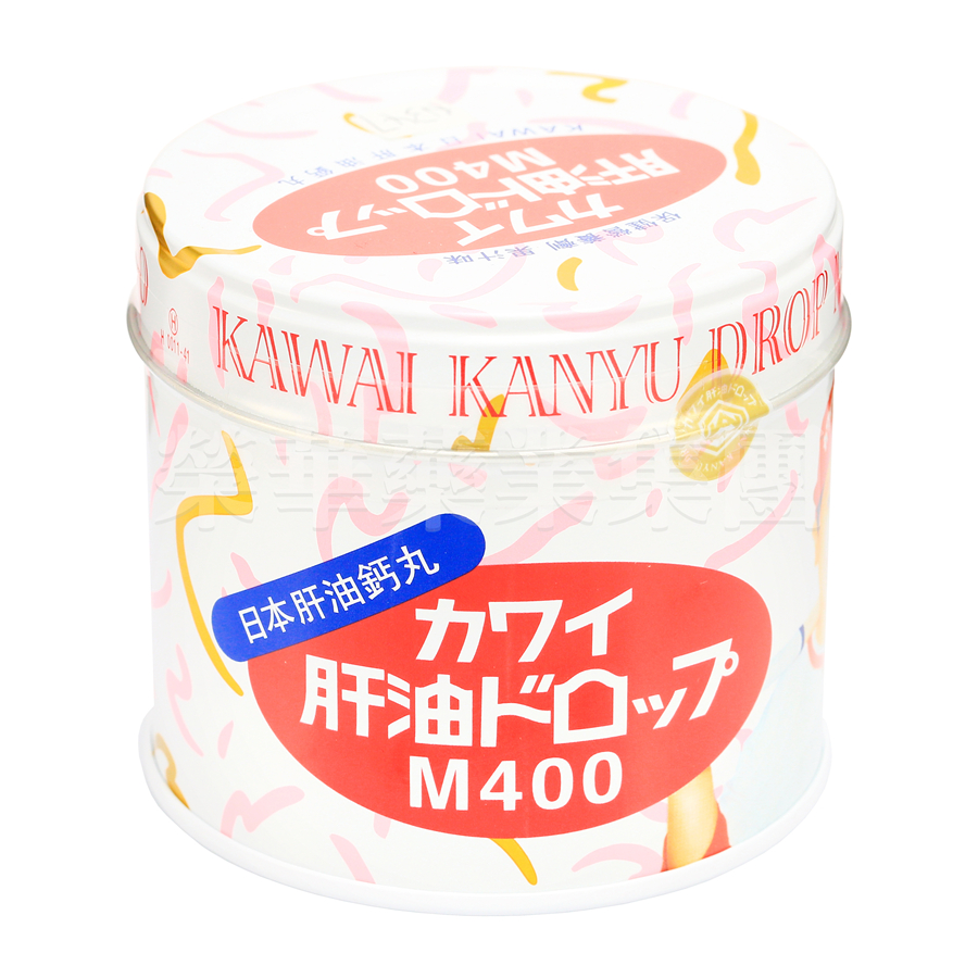 KAWAI 無腥味日本肝油鈣丸 Ca 1.05g*180粒