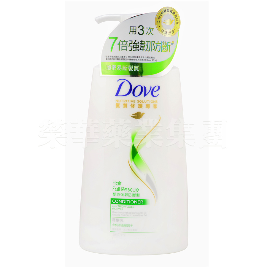 多芬髮源強韌防斷髮潤髮乳 660ml